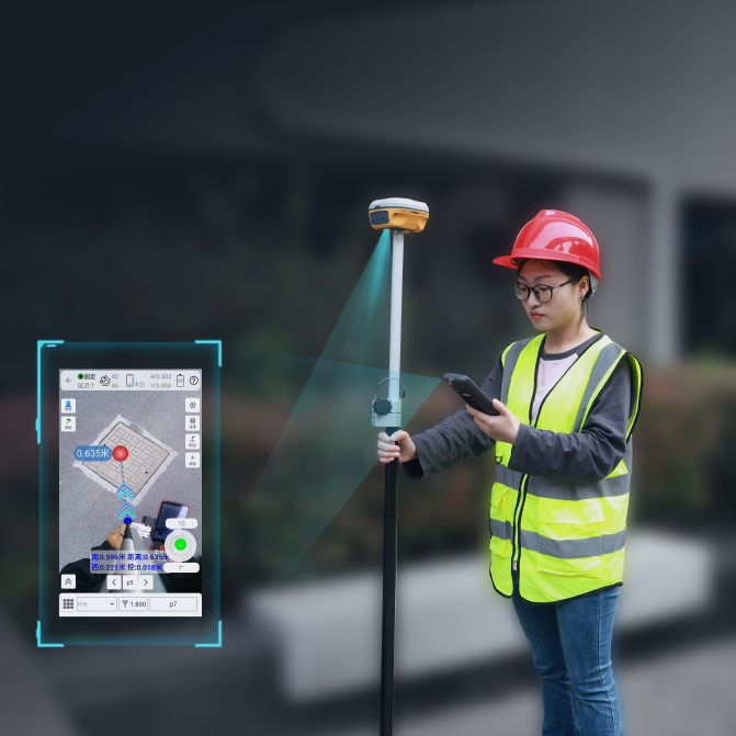 AR指引，放样一杆到位